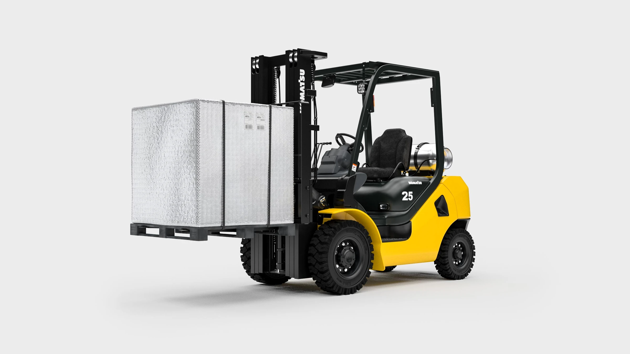 forklift 3D CGI product visualization