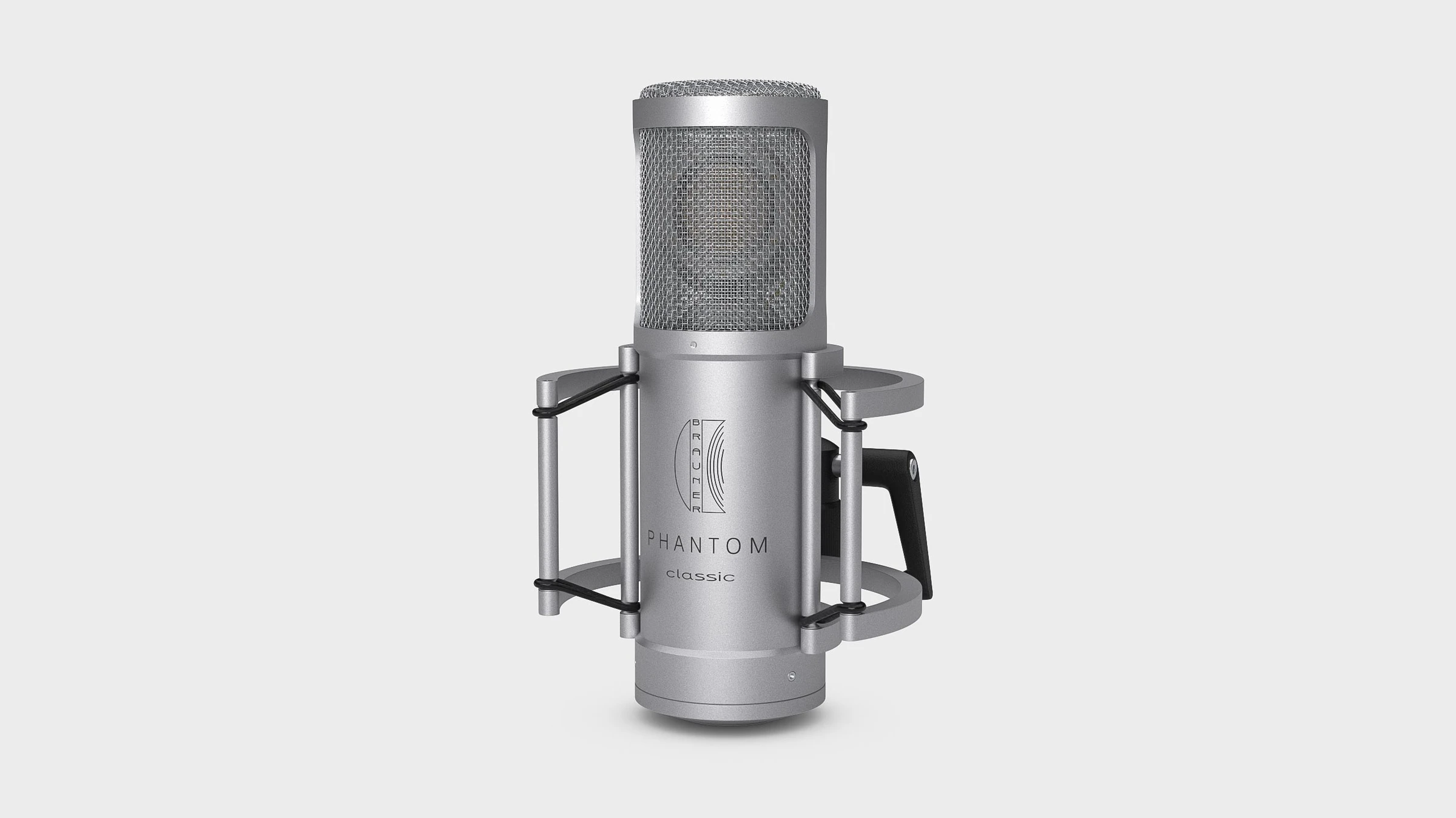 phantom condenser microphone 3D CGI product visualization