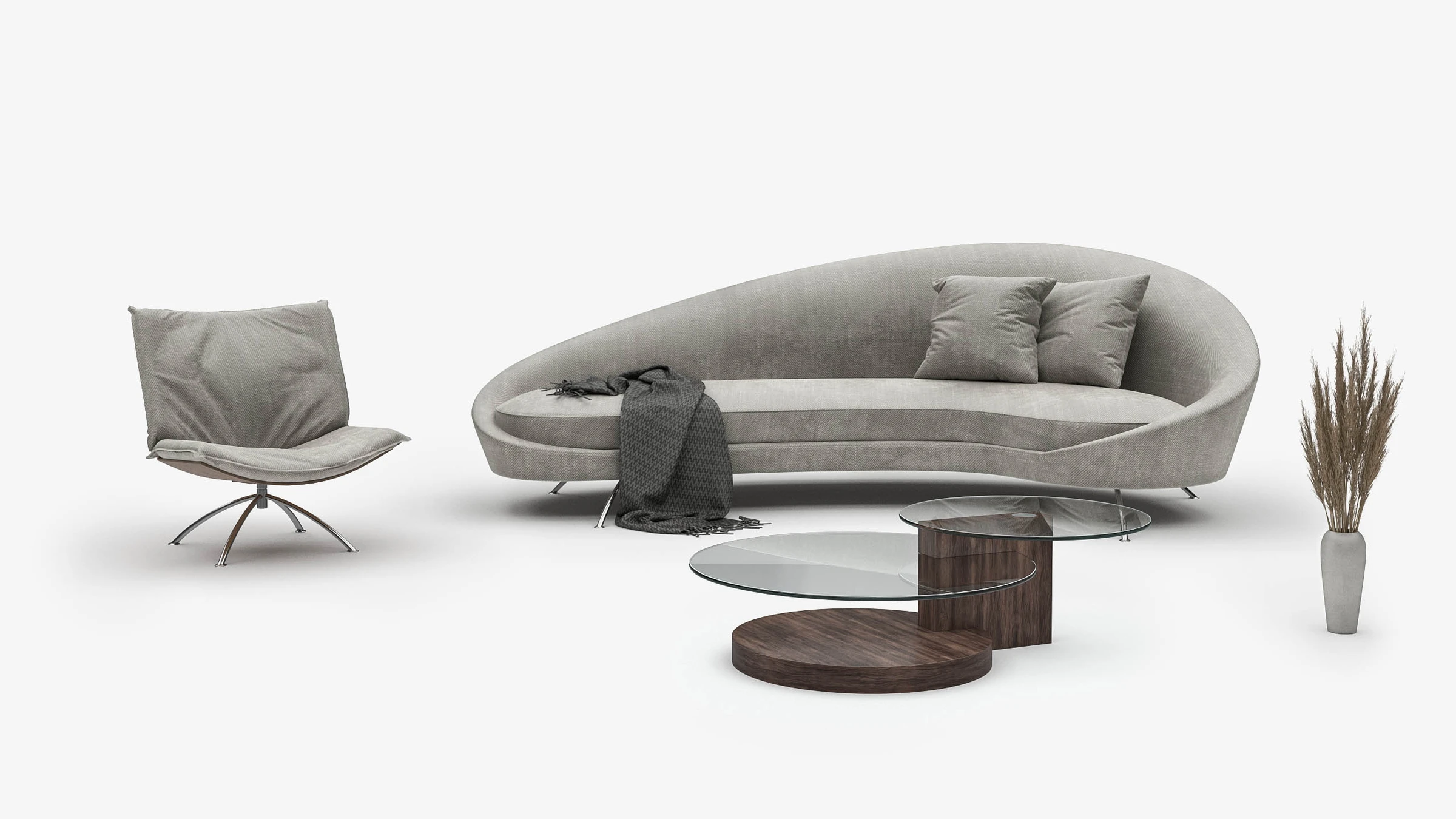 Furniture — clay render